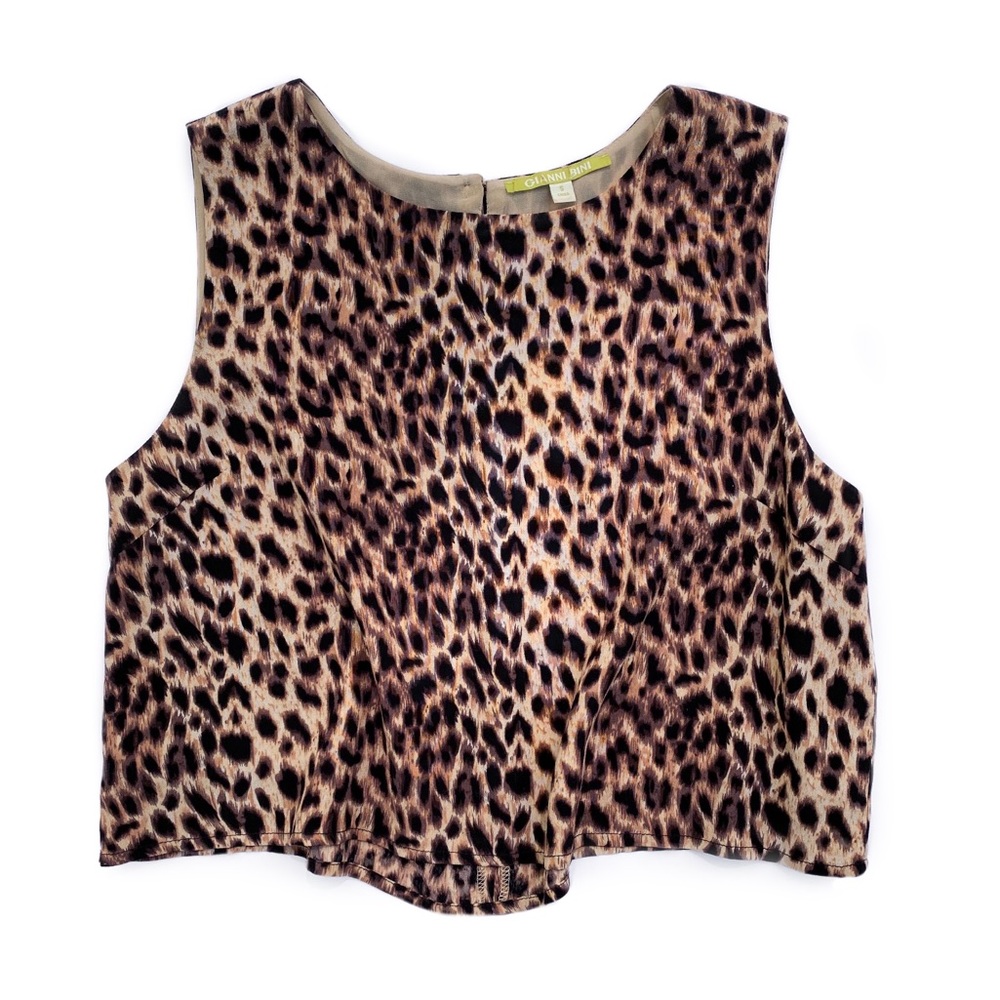 Gianni Bini | Leopard Print Cropped Tank